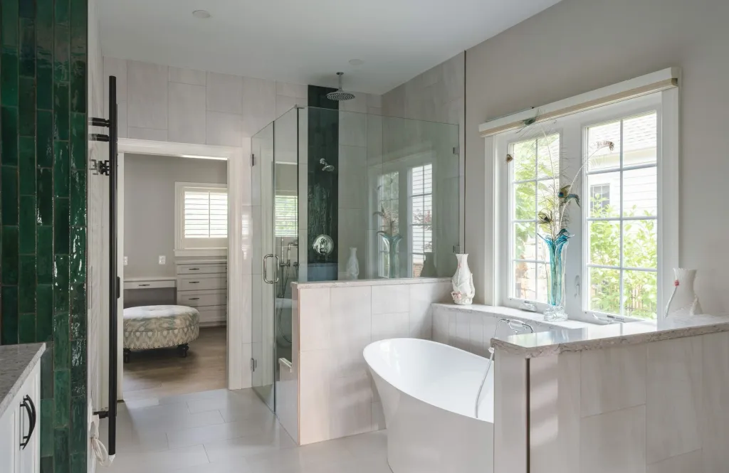 Bathroom remodeling process managed by Cherrywood Construction